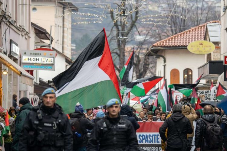 U Sarajevu skup potpore Palestini, osiguravala ga policija