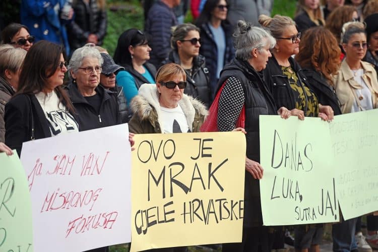 Split: Prosvjed ‘Danas Luka sutra ja’ okupio više od dvije tisuće ljudi