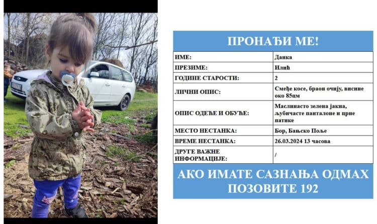 Tri tjedna nakon nestanka i ubojstva djevojčice policija i dalje traga za tijelom