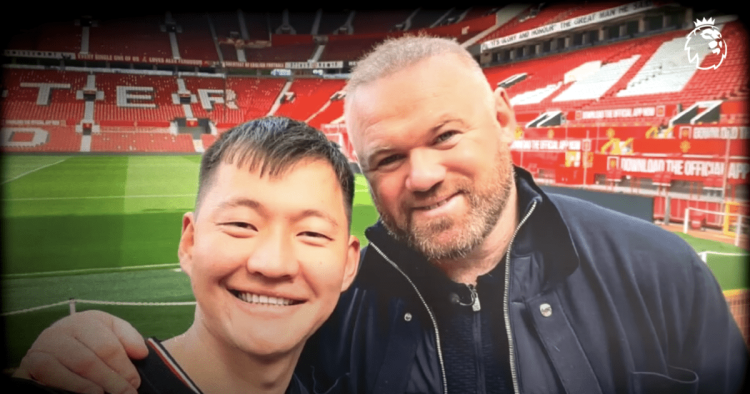 Mongolac ostvario san – biciklom stigao na Old Trafford i upoznao Rooneyja