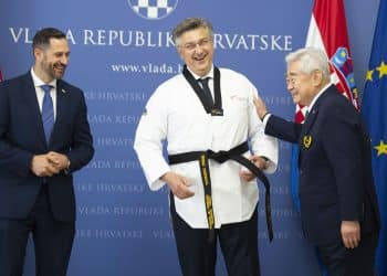 Plenković primio izaslanstvo Hrvatskog taekwondo saveza i Svjetske taekwondo federacije