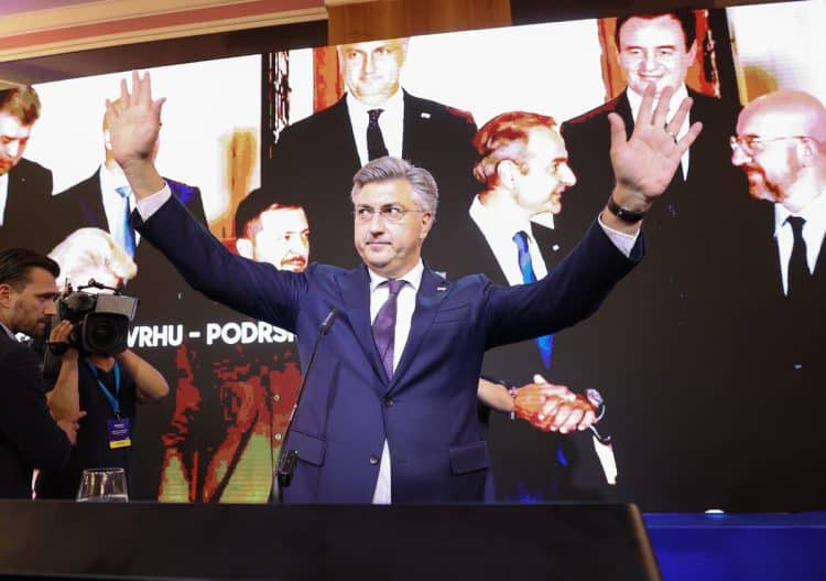 Plenković: Osvojiti šest mandata na izborima za EP je sjajan uspjeh