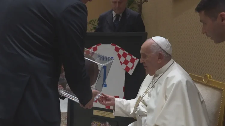 Vatreni kod pape Franje