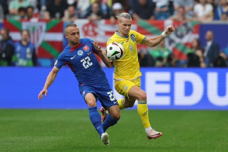 Ukrajina slavila 2-1 protiv Slovačke