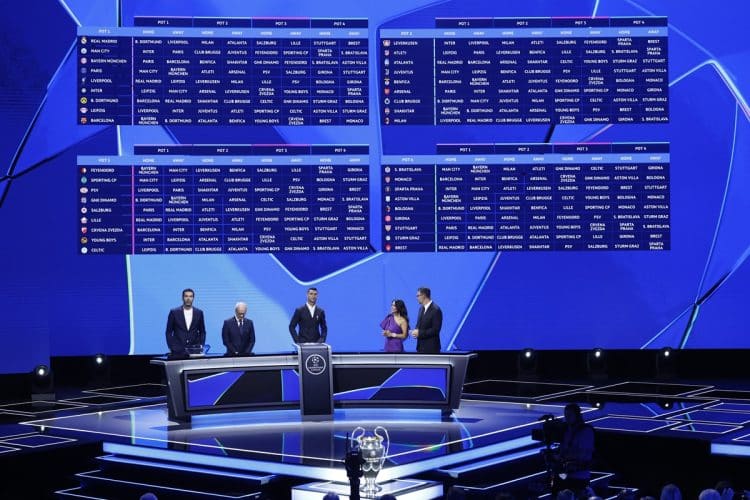 Ždrijeb nogometne Lige prvaka za sezonu 2024/25