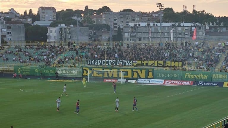 Istra 1961 i Hajduk odigrali 1-1 na stadionu Aldo Drosina