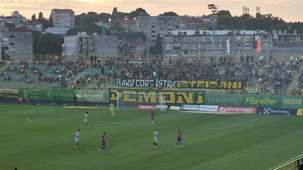 Istra 1961 i Hajduk odigrali 1-1 na stadionu Aldo Drosina Istra 1961 i Hajduk odigrali 1-1 na stadionu Aldo Drosina