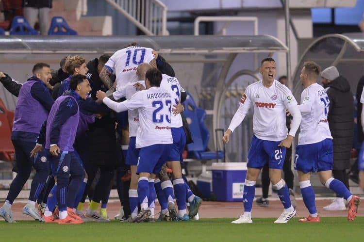 U najvećem hrvatskom derbiju Hajduk porazio Dinamo