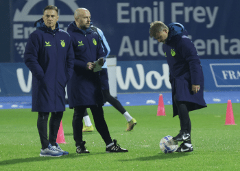 FOTOGALERIJA Prvi trening novog Dinamovog trenera Fabija Cannavara