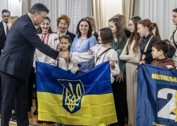 Plenković primio ukrajinsku djecu: ‘Hrvatska je uz vas u borbi za slobodu i mir’