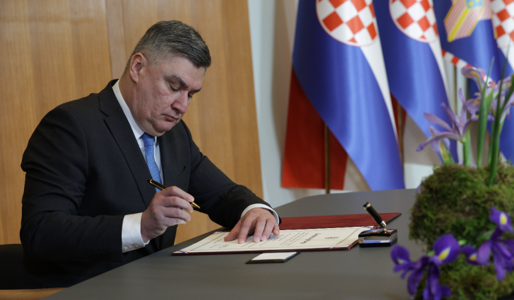 Zoran Milanović svečano prisegnuo za svoj drugi mandat predsjednika Republike Hrvatske