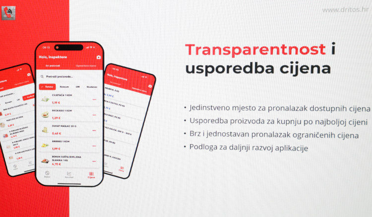 Platforma ‘Halo inspektore’ predstavila aplikaciju za uspoređivanje cijena