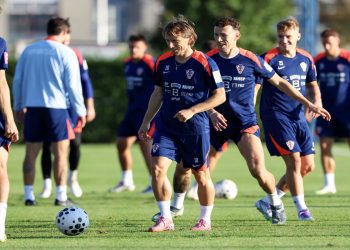 Hrvatska reprezentacija odradila prvi trening uoči kvalifikacija za Svjetsko prvenstvo
