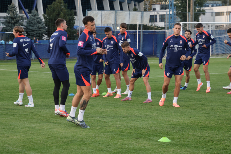 Hrvatska reprezentacija odradila prvi trening na Maksimiru uoči utakmice s Češkom