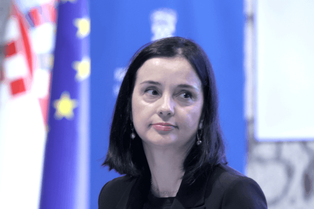 Ministirica Marija Vučković na sjednici Vlade.