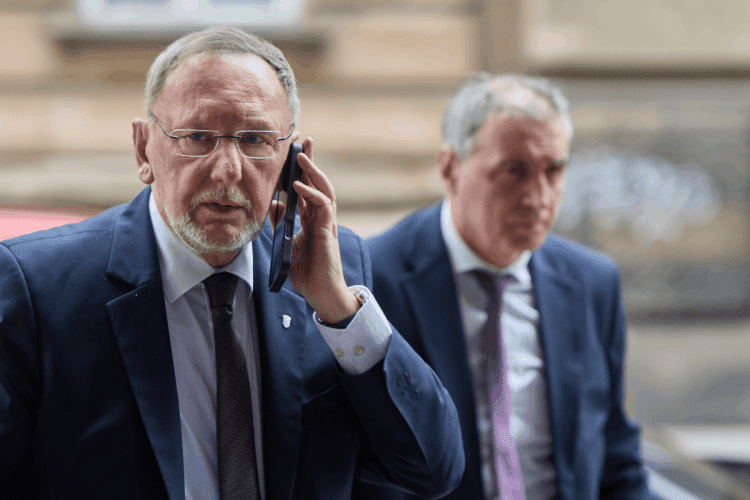 Davor Božinović dolazi na sastanak predsjedništva HDZ-a.