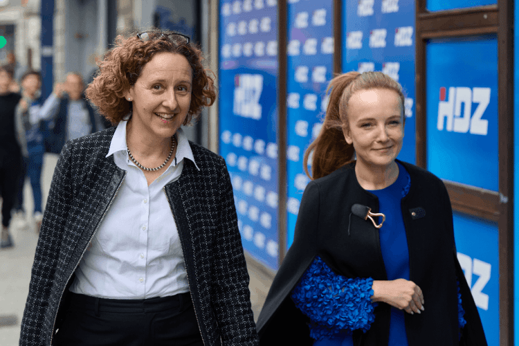 Nina Obuljen Koržinek dolazi na sastanak predsjedništva HDZ-a.