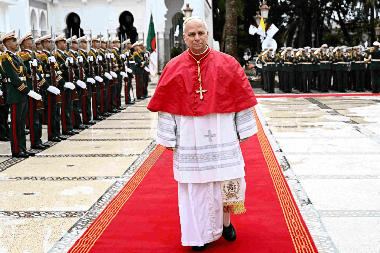 Papa Lav XIV. u službenom posjetu Alžiru.