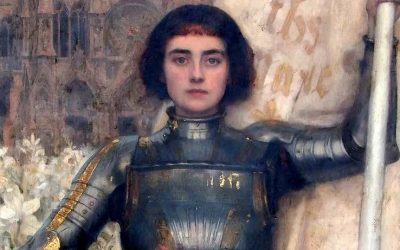 Sv. Ivana Orleanska, Albert Lynch, 1901., privatna zbirka (Doyon Art Appraisal, Florida). Izvor: Wikimedia Commons (public domain).