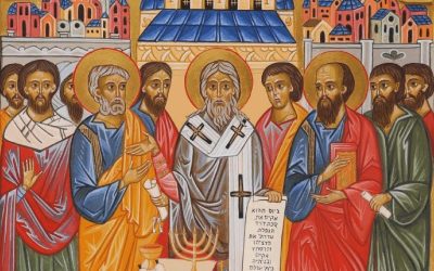 Icon of council of Jerusalem by https://catholic.co.il/?id=2437&cat=faith&view=article&lang=it&m=Art