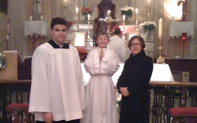 Jean, Fabien i Marianne u Alati 10. travnja 2010. Foto: Facebook župa Križišće i Šmrika