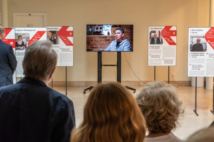U Hrvatskoj matici iseljenika svečano otvorena multimedijska izložba ‘Svjetovima hrvatskih povratnika’