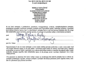 Odvjetnici Berislav Kovačević, Igor Koren, Karmen Pende Kovačević, Damir Kralj-Anzel, Davor Pindulić, Krešimir Pugel, Antonio Buhin, Doris Rupe Margan i Marija Sesar: „Mario Tomljanović nije vodio prethodnu istragu; Mati Uziniću nije bilo prijavljeno ‘neobično’ ponašanje svećenika u Stonu“