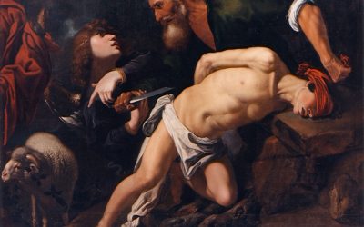 Pedro Orrente, Žrtva Izakova / El sacrificio de Isaac (The Sacrifice of Isaac), oko 1616., ulje na platnu, 133,5 × 167 cm, Museo de Bellas Artes de Bilbao, inventarski broj 82/3
