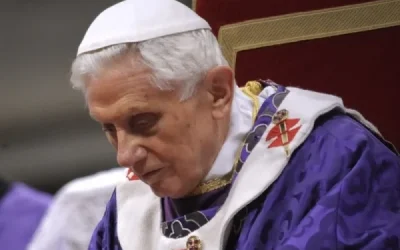 Benedikt manji Benedikt XVI na Pepelnicu Foto: snimka zaslona Facebook