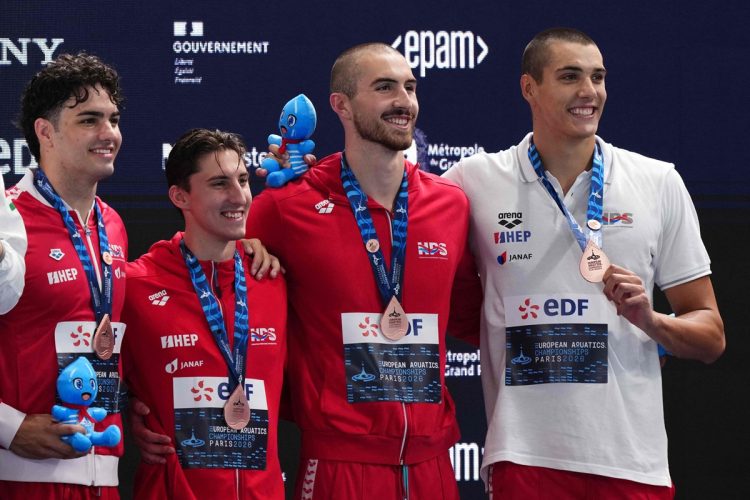 Sjajne vijesti s EP-a u plivanju: Hrvatska štafeta srušila nacionalni rekord i uzela broncu