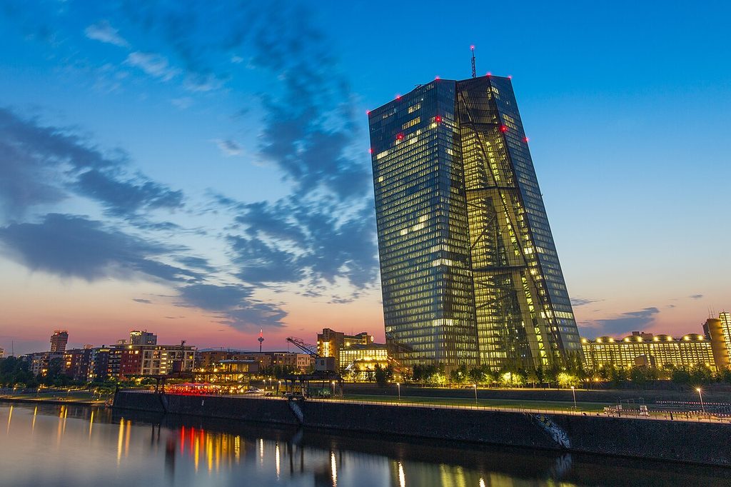 Zgrada sjedišta Europske središnje banke u Frankfurtu