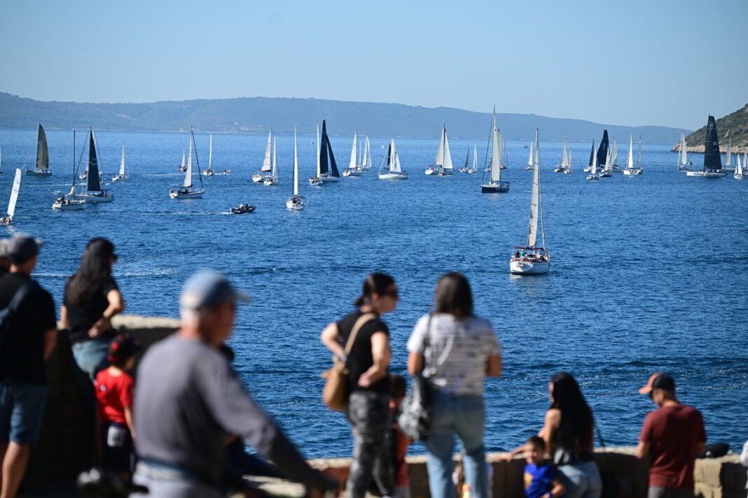 Otvorena 95. Mrdujska regata: Oko 200 jedrilica startalo iz Splita prema Mrduji Otvorena 95. Mrdujska regata: Oko 200 jedrilica startalo iz Splita prema Mrduji